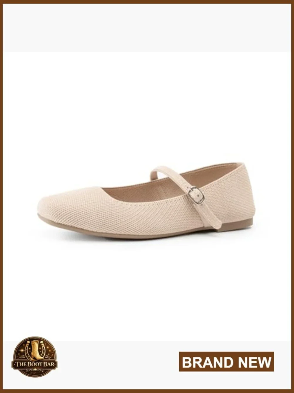Square Toe Knit Flats Ankle Strap Mary Jane Comfortable Dressy Office